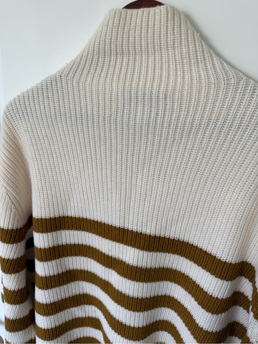 Derek Lam Gracelyn Wool Striped Sweater Size XL - Picture 6 of 8